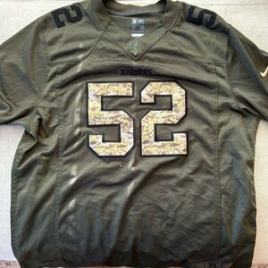 Khalil Mack Salute to Service Raider Jersey xl